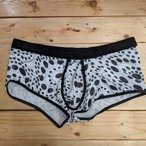 Male Power fun white & black Boxer Brief (M)